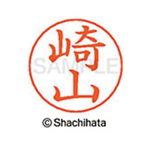 ネームペン用ネーム シルバー 既製 崎山
