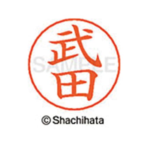 ネームペン用ネーム シルバー 既製 武田