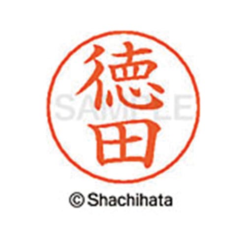 ネームペン用ネーム シルバー 既製 徳田