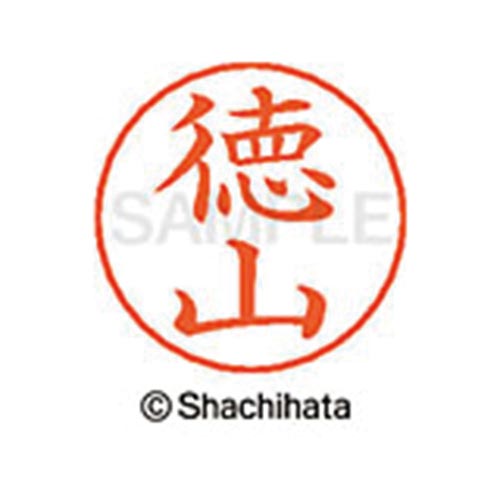 ネームペン用ネーム シルバー 既製 徳山