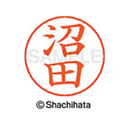 ネームペン用ネーム シルバー 既製 沼田