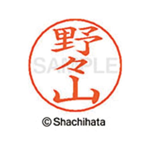 ネームペン用ネーム シルバー 既製 野々山