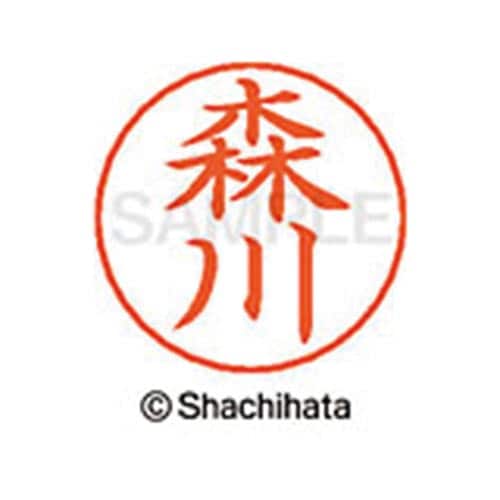 ネームペン用ネーム シルバー 既製 森川