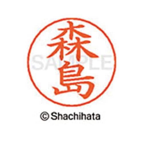 ネームペン用ネーム シルバー 既製 森島