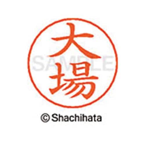 ネームペン用ネーム シルバー 既製 大場