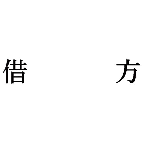 科目印 借方