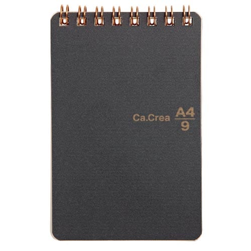 カクリエツインリングA4 1/9サイズ くろ×5