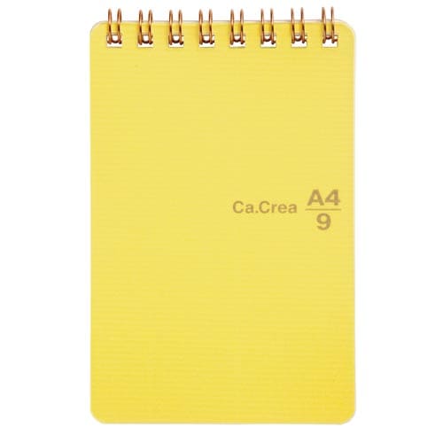 カクリエツインリングA4 1/9サイズ れもん×5