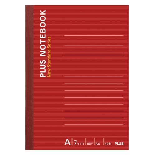 ノートブックA6 48枚A罫7mm18行×20