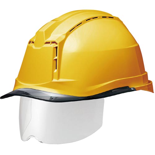 ヘルメット SC19PCLVSRA3α黄/スモーク