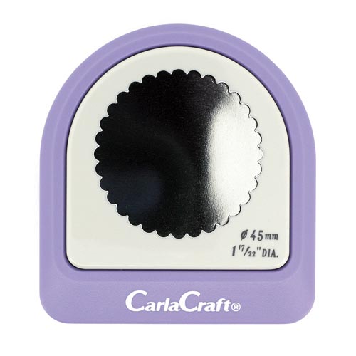 クラフトパンチ メガジャンボ スカロップ 45mm