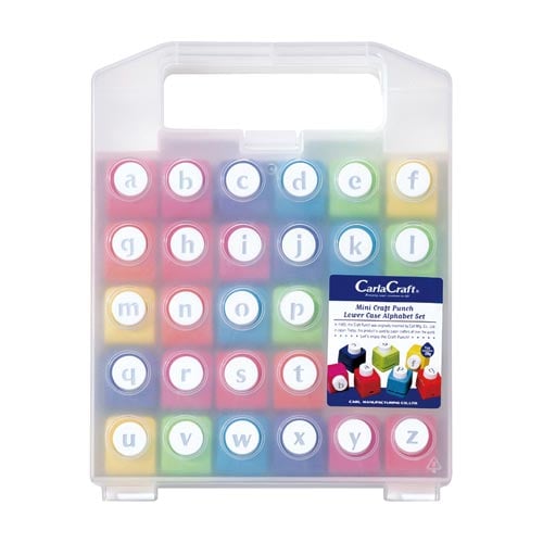 ミニクラフトパンチ アルファベット小文字セット