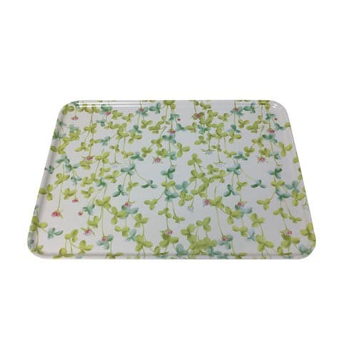 長角紙貼トレー クローバー 37x26.5cm