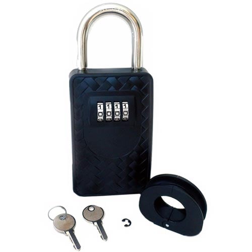 緊急開錠キー付 2WAYキーストック ブラック