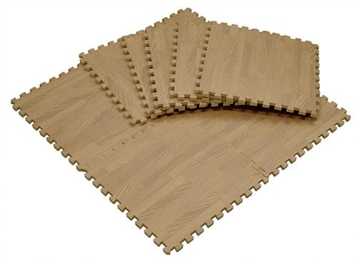 ジョイント木目調マット 9枚入セット LB