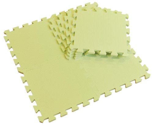 EVA ジョイントマット 8枚入 ライトグリーン