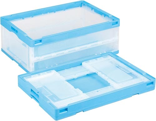 折りたたみコンテナー CB−S56NR ブルー透明