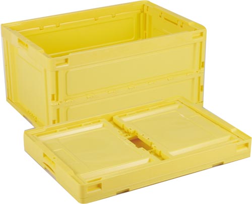 折りたたみコンテナー CB−S76NR イエロー