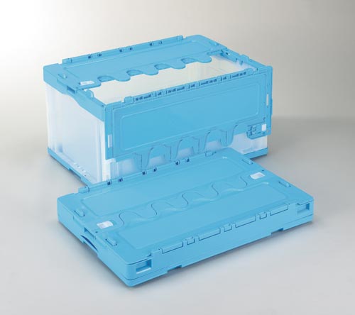 折りたたみコンテナー CF−S76NR ブルー透明