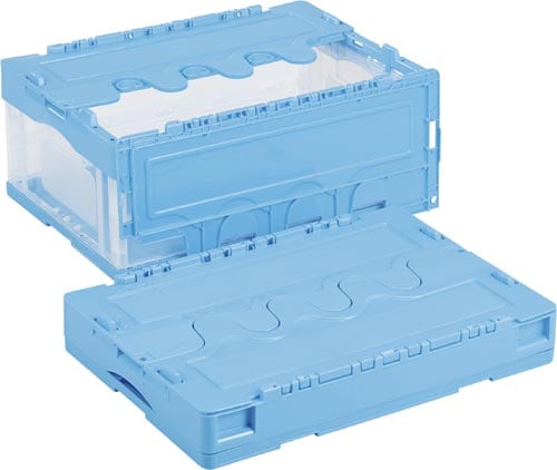 折りたたみコンテナー CF−S31NR ブルー透明