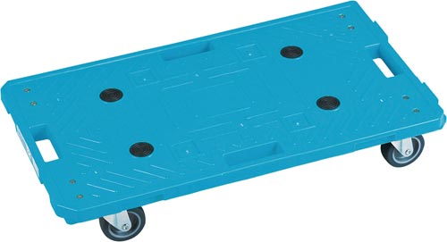 RBジョイントキャリーエラストマー車自在4輪ブルー