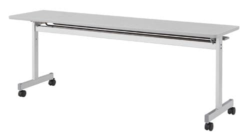 FTXテーブルT脚1845ライトグレー幕板なし