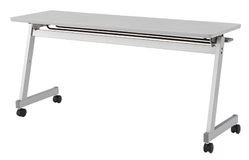 FTXテーブルZ脚1545ライトグレー樹脂幕板なし