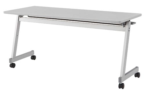 FTXテーブルZ脚1560ライトグレー樹脂幕板なし