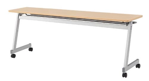 FTXテーブルZ脚1845シルクウッド樹脂幕板なし