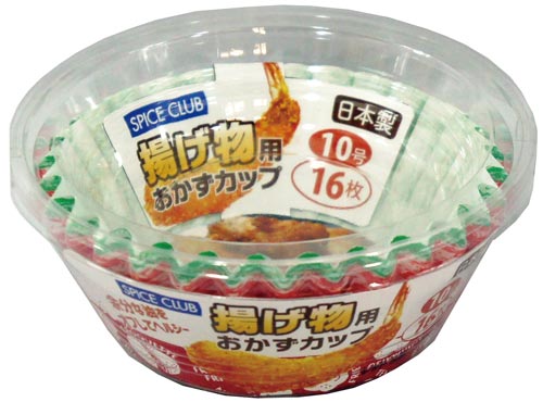 SC揚げ物用おかずカップ 10号 MK柄 16枚