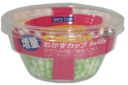 SC増量おかずカップ9号 チェック 48枚