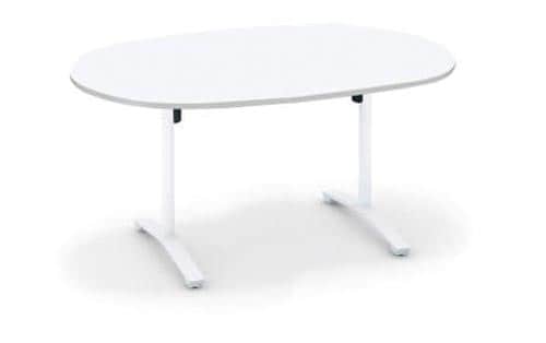 ビエナ楕円形 幅1500奥行900 ホワイト