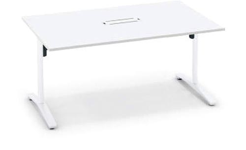 ビエナ角形配線付 幅1500奥行900 ホワイト