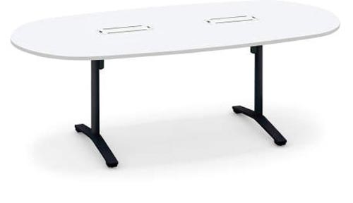 ビエナ楕円形配線付 幅2100 ホワイト