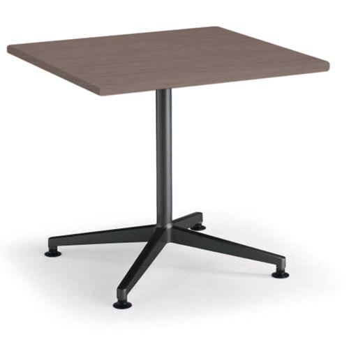 ジュート単柱脚 角形Sエッジ アッシュブラウン