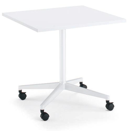 ジュート単柱脚 角形Sエッジ ホワイト C