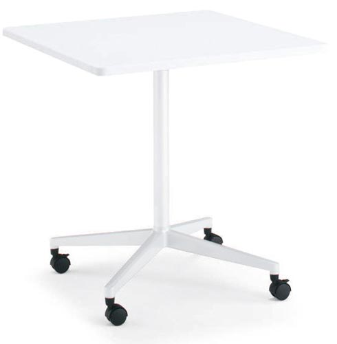 ジュート単柱脚 角形Rエッジ ホワイト C