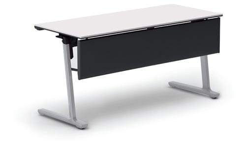 カームパネル棚付 幅1500奥行600 ホワイト