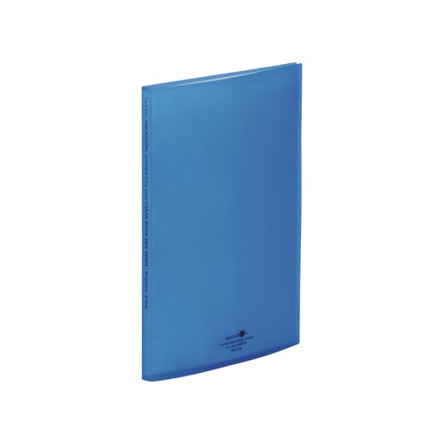AQUAクリヤーブック サイド 青