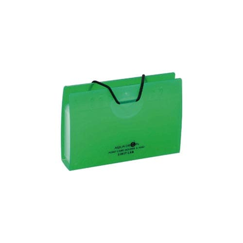 AQUA DROPsポイントカードホルダー 黄緑