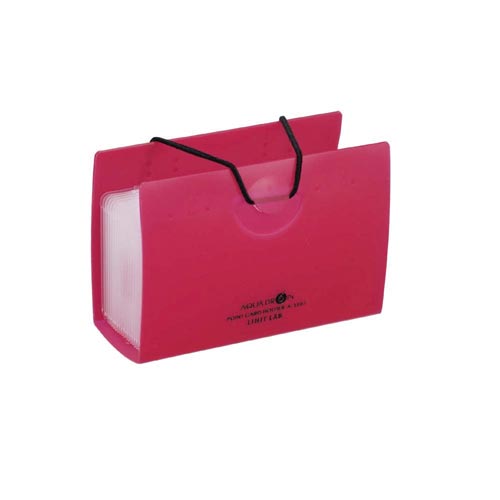 AQUA DROPsポイントカードホルダー 赤