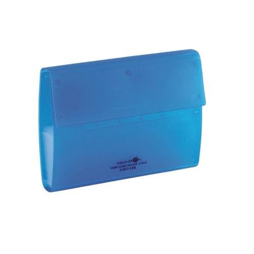 AQUA DROPs ポイントカードホルダー 青