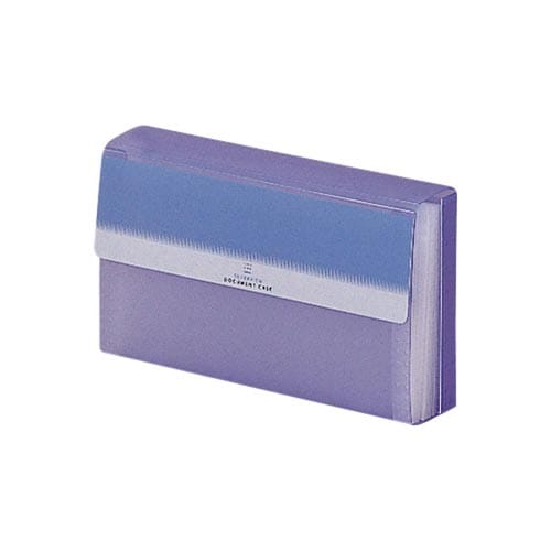 ドキュメントケース 長3封筒 ライトブル−×10