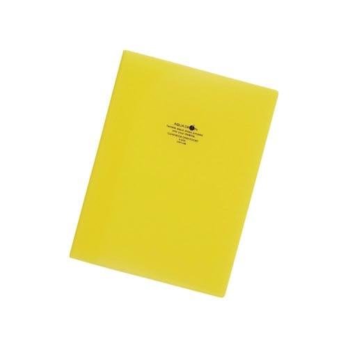 AQUAクリヤーブック(固定)6P 黄