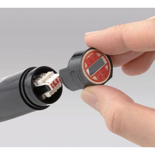 データーネームEX15号 本体 BK 朱