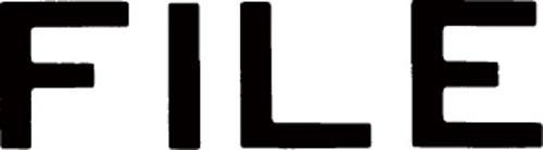 マルチスタンパー印面 黒 横 FILE