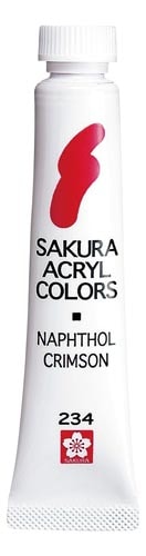 アクリルカラー ナフトールクリムソン 5個