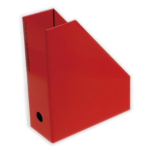 A4マガジンボックス SOLID レッド 10冊