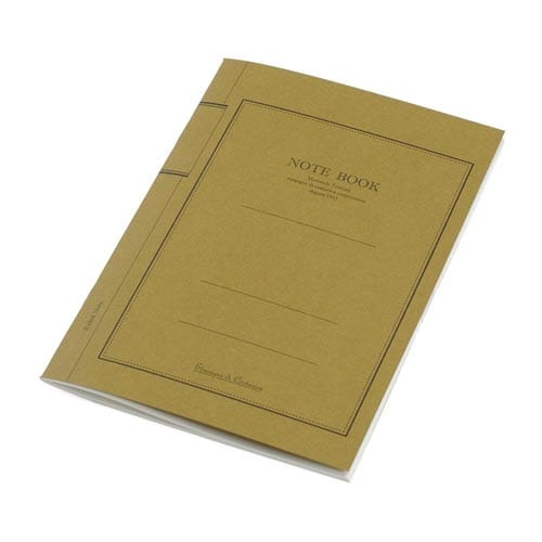 B6ノート(B罫) マスタード 30冊