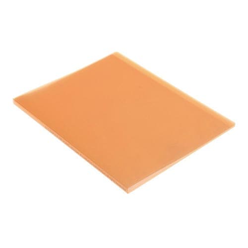 B4クリアファイル20 オレンジ 2冊